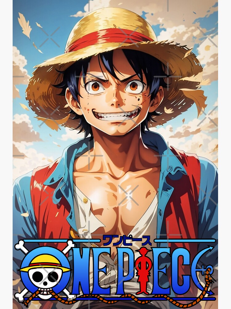 LUFFY - ONE PIECE Sticker for Sale by Aadiimanavv