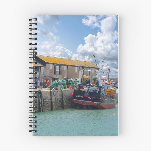 Item preview, Lyme Regis Harbour Buildings designed and sold by Alisonchambers2.