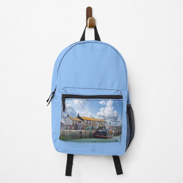 Item preview, Lyme Regis Harbour Buildings designed and sold by Alisonchambers2.