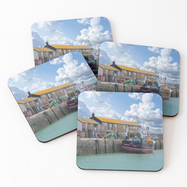 Item preview, Lyme Regis Harbour Buildings designed and sold by Alisonchambers2.