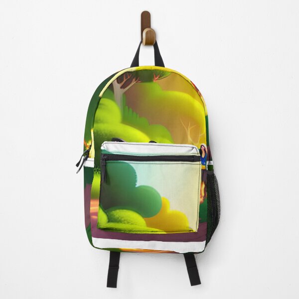 Item preview, A group of friends hiking through a dense, sun-dappled forest designed and sold by Adventurous Apparel.