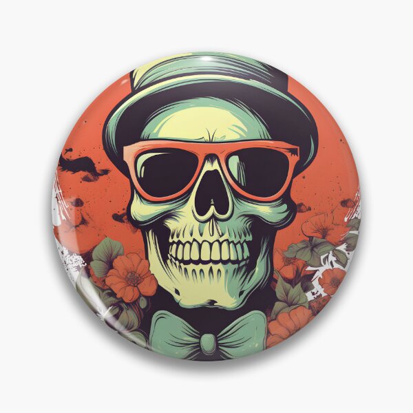 Item preview, The Floral Skull designed and sold by aigcx.