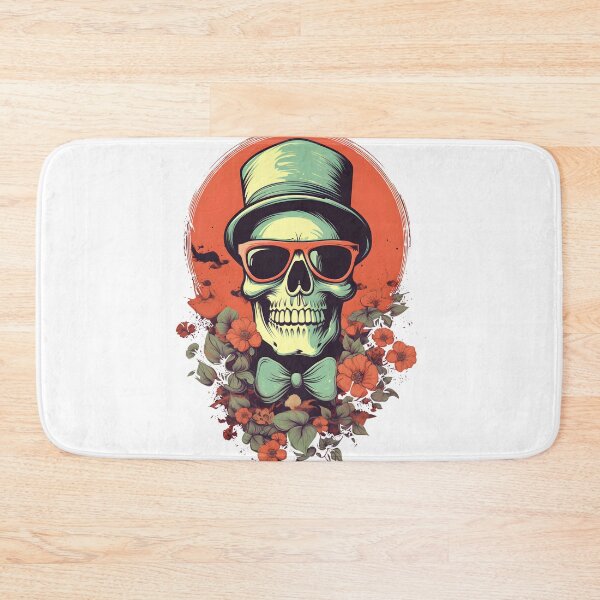 Item preview, The Floral Skull designed and sold by aigcx.
