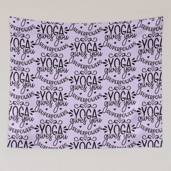 Item preview, Yoga Quote Yoga Gives You Superpowers Motivational Saying designed and sold by SoccaTamam.