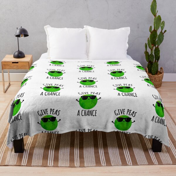 Item preview, Give Peas A Chance Positive Pea Puns  designed and sold by punnybone.