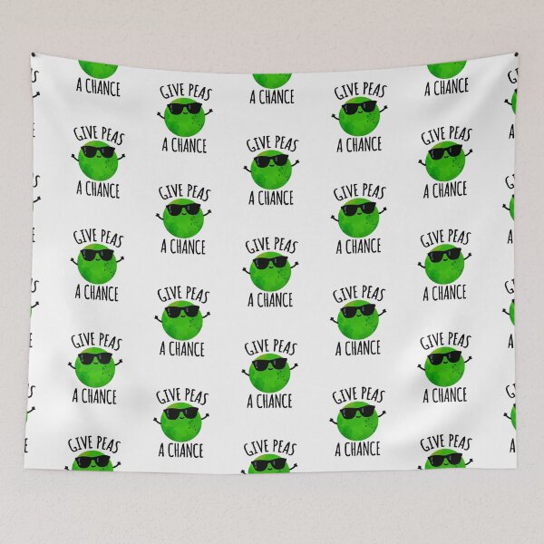 Item preview, Give Peas A Chance Positive Pea Puns  designed and sold by punnybone.