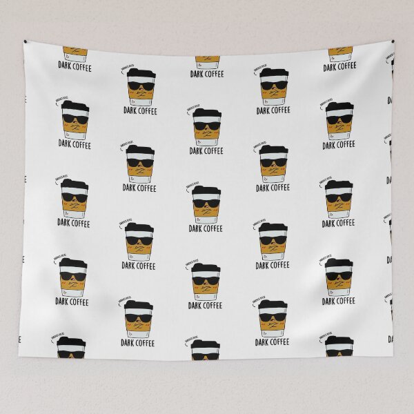 Item preview, Dark Coffee Funny Drink Puns  designed and sold by punnybone.