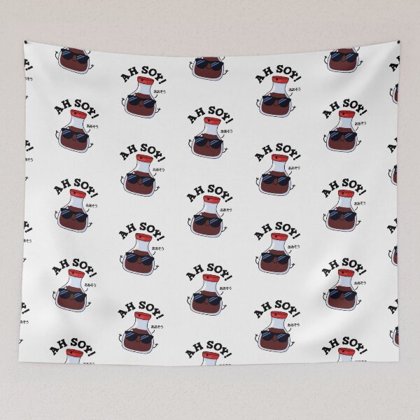Item preview, Ah Soy Funny Soy Sauce Puns  designed and sold by punnybone.