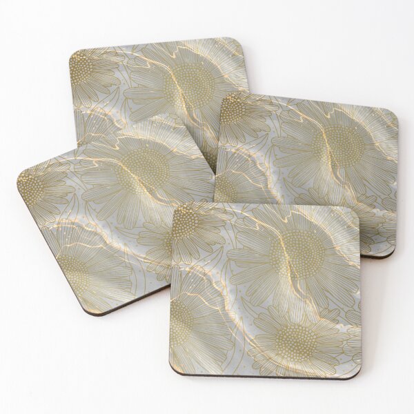 Item preview, Beautiful Luxury Gold Daisy Pattern designed and sold by Beeroclock.