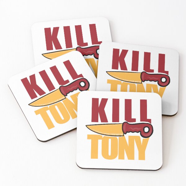 Item preview, Kill Tony Cartoon Knife Design In Red And Yellow designed and sold by Kill Tony Fan Designs.