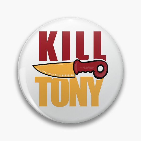 Item preview, Kill Tony Cartoon Knife Design In Red And Yellow designed and sold by Kill Tony Fan Designs.