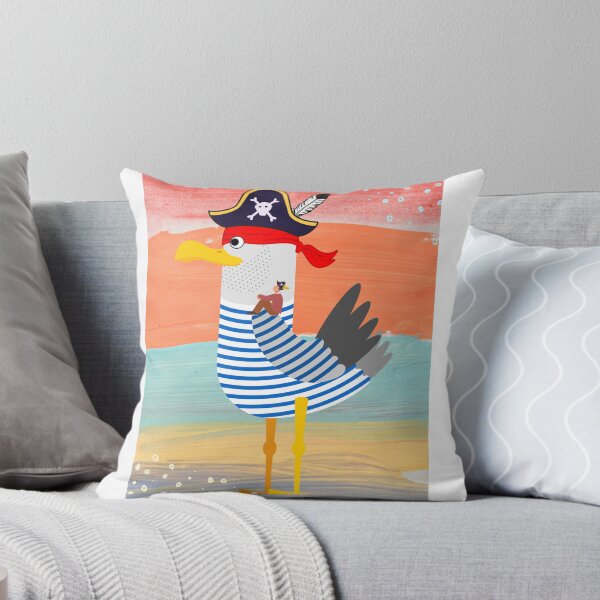 Item preview, Pirate Seagull and his Human Sidekick designed and sold by Shipwright-Duck.