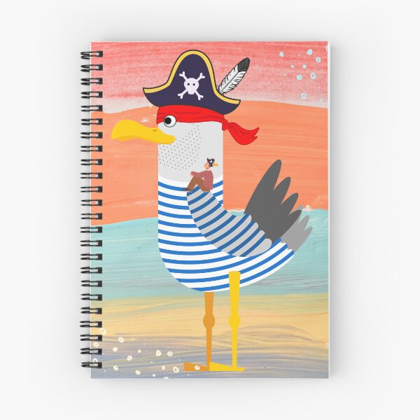Item preview, Pirate Seagull and his Human Sidekick designed and sold by Shipwright-Duck.