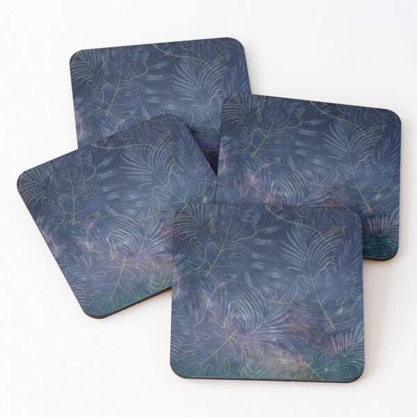 Item preview, Beautiful Luxury Gold And Blue Leaf Pattern designed and sold by Beeroclock.