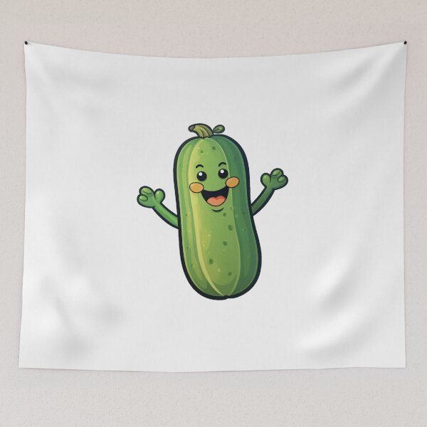 Item preview, Happy zucchini hands up design designed and sold by SmileshareShop.