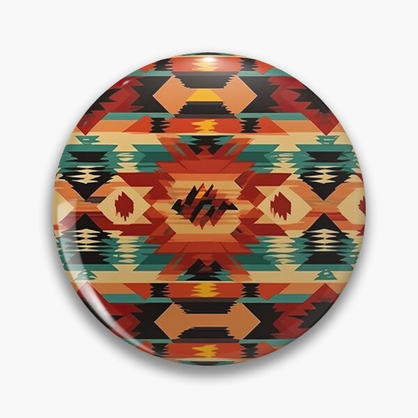 Item preview, Summery pattern reminiscent of Native American style designed and sold by Pflugart.