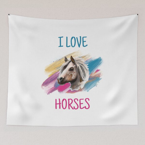 Item preview, I Love Horses designed and sold by earth-t-shirt.