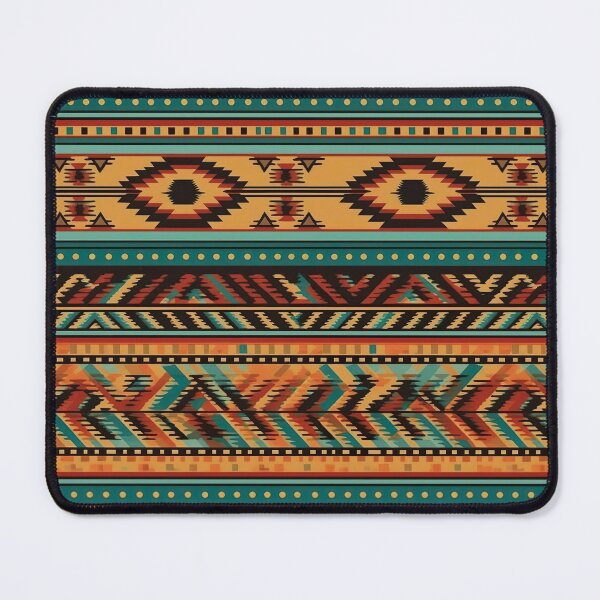 Item preview, Summery pattern reminiscent of Native American style designed and sold by Pflugart.