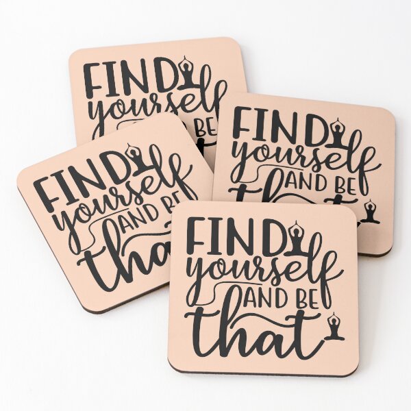 Item preview, Yoga Saying Find Yourself And Be That Motivational Quote designed and sold by SoccaTamam.