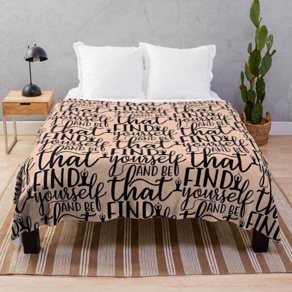 Item preview, Yoga Saying Find Yourself And Be That Motivational Quote designed and sold by SoccaTamam.