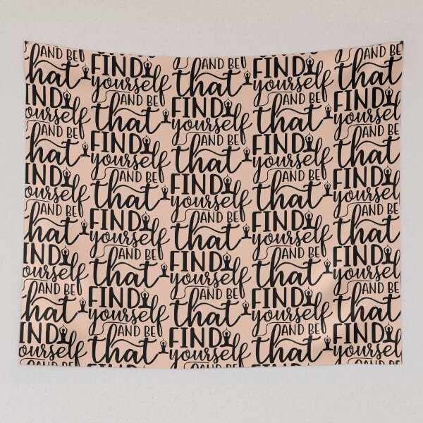 Item preview, Yoga Saying Find Yourself And Be That Motivational Quote designed and sold by SoccaTamam.