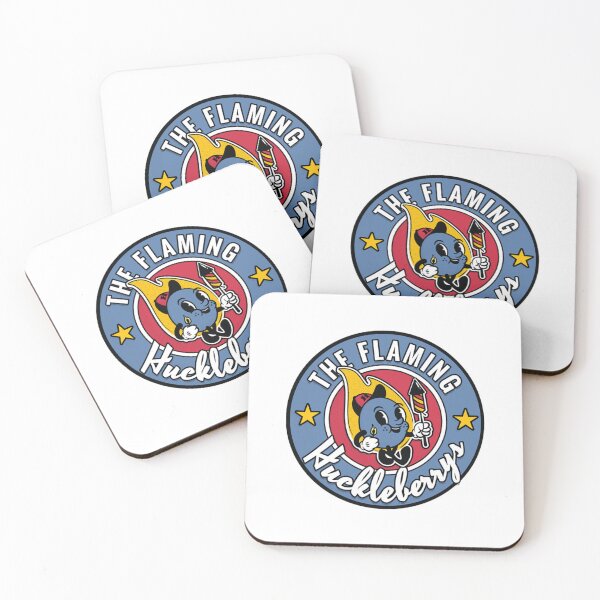 Item preview, The Flaming Huckleberrys Badge   designed and sold by FrankHes.