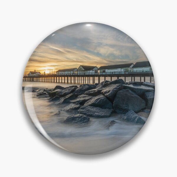 Item preview, Christmas Eve Sunrise Over Southwold Pier designed and sold by dp-images.