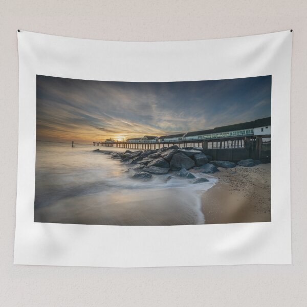 Item preview, Christmas Eve Sunrise Over Southwold Pier designed and sold by dp-images.