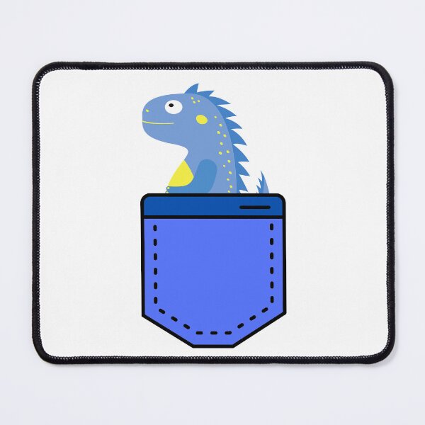 Item preview, Blue Dinosaur Pocket Pal designed and sold by Shipwright-Duck.
