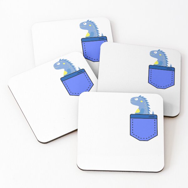 Item preview, Blue Dinosaur Pocket Pal designed and sold by Shipwright-Duck.