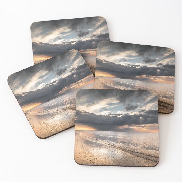 Item preview, Storm Clouds Reflect on Brancaster Beach designed and sold by dp-images.