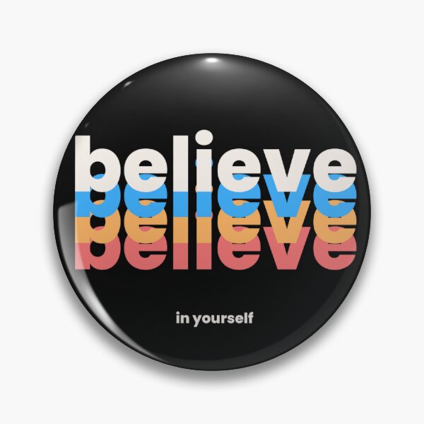 Item preview, Believe in yourself classic design designed and sold by GracefulGems.