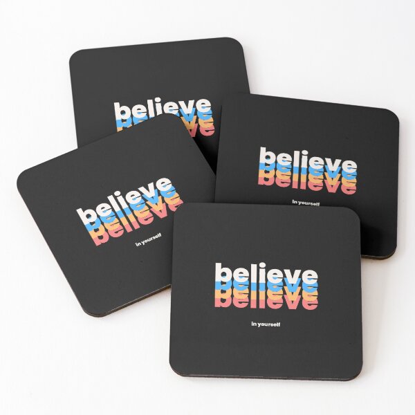 Item preview, Believe in yourself classic design designed and sold by GracefulGems.