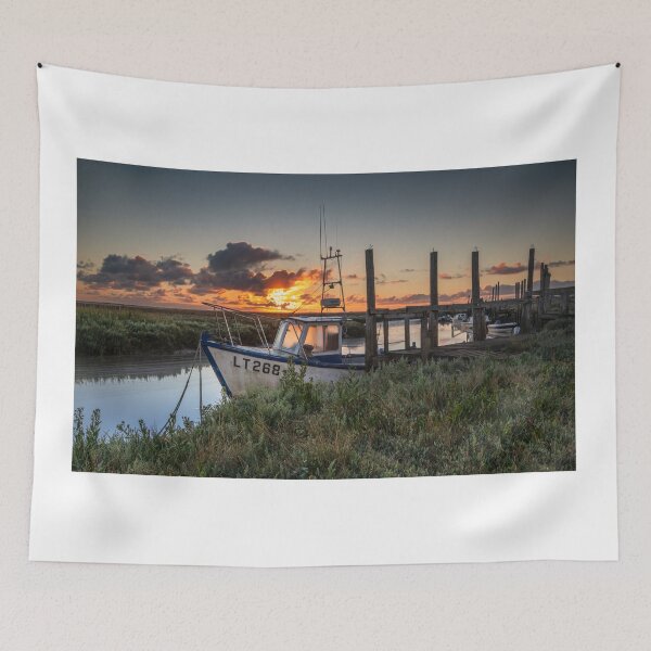 Item preview, Sunrise over Thornham Old Harbour designed and sold by dp-images.