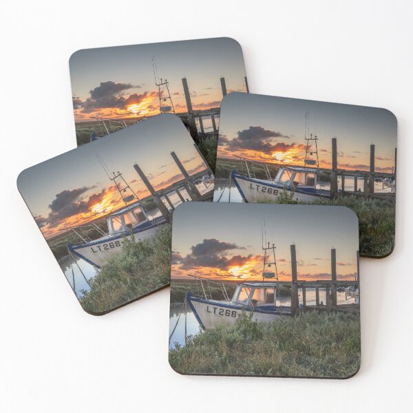 Item preview, Sunrise over Thornham Old Harbour designed and sold by dp-images.