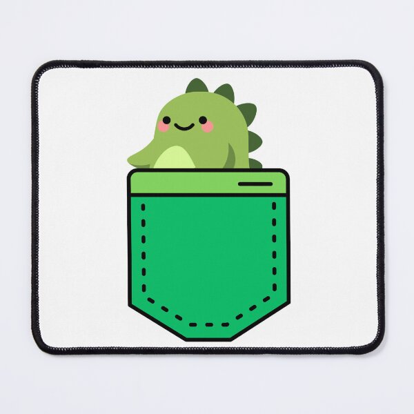 Item preview, Green Dinosaur Pocket Pal designed and sold by Shipwright-Duck.
