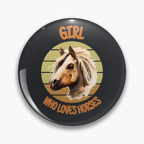 Item preview, Girl Who Loves Horses designed and sold by earth-t-shirt.