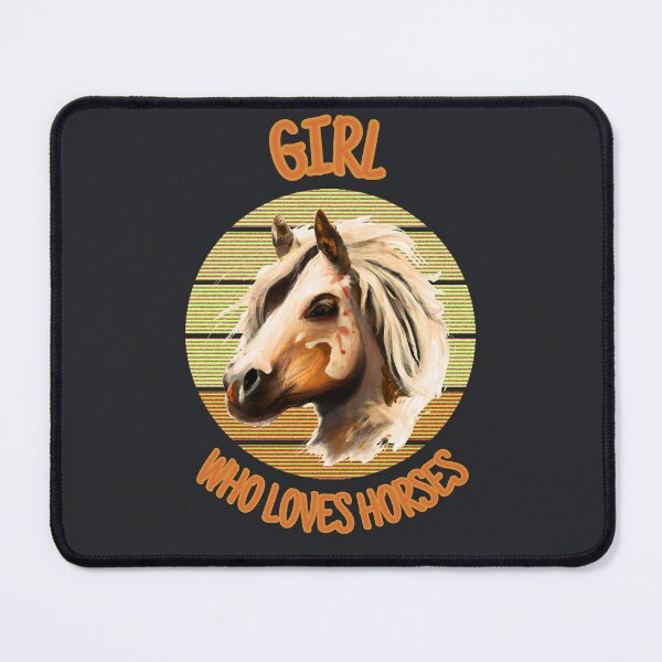 Item preview, Girl Who Loves Horses designed and sold by earth-t-shirt.
