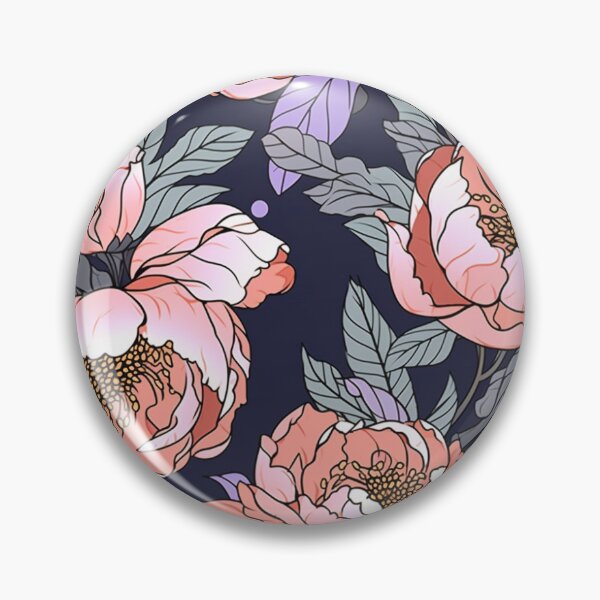 Item preview, Peonías Art Déco designed and sold by Studio CB.