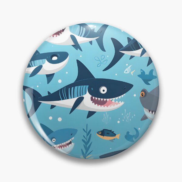 Item preview, Sharks pattern designed and sold by grebie.