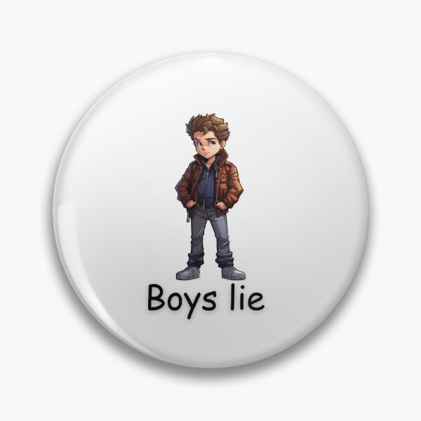 Item preview, Boys Lie 1980s boy with jacket on  and brown hair  designed and sold by Socool101.