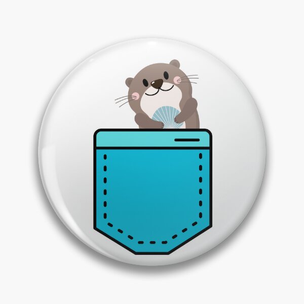Item preview, Sea Otter Pocket Pal designed and sold by Shipwright-Duck.