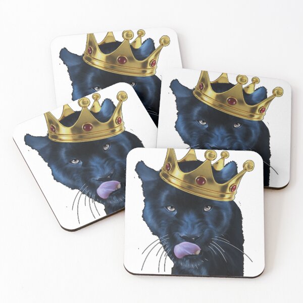 Item preview, Black Panther with Crown designed and sold by LelahThomp.