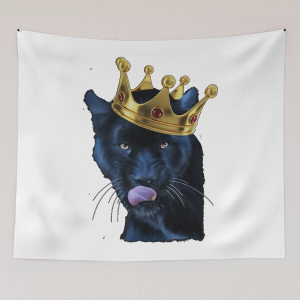 Item preview, Black Panther with Crown designed and sold by LelahThomp.