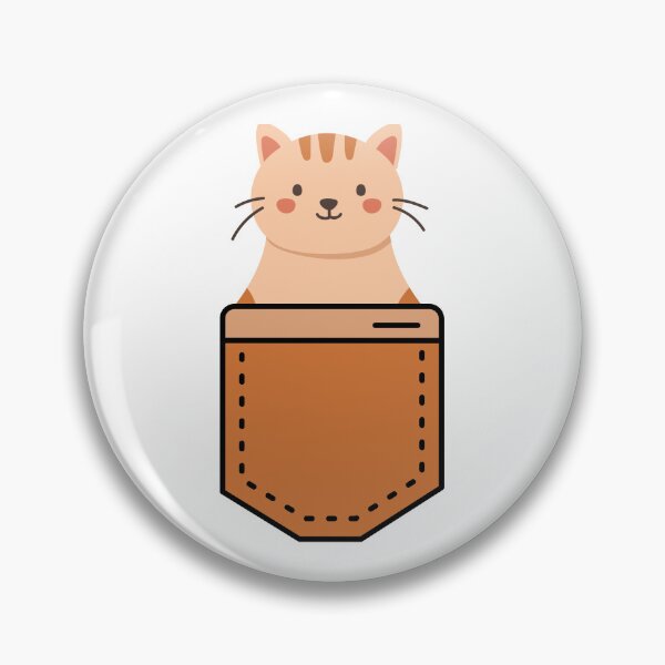 Item preview, Brown Cat Pocket Pal designed and sold by Shipwright-Duck.