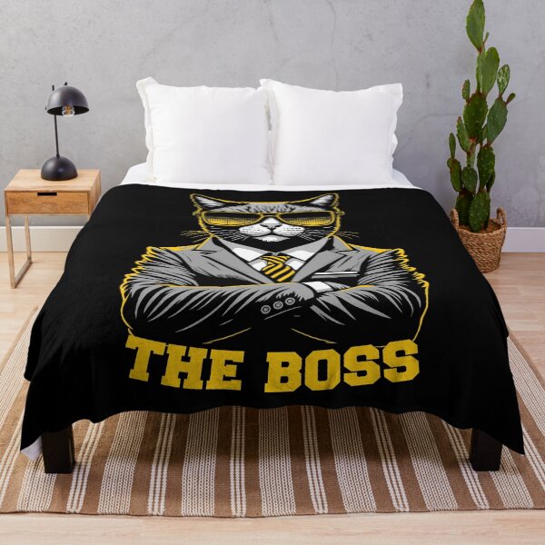Item preview, The Boss Cat Lover Business Owner Funny Suit Sunglasses designed and sold by GrandeDuc.