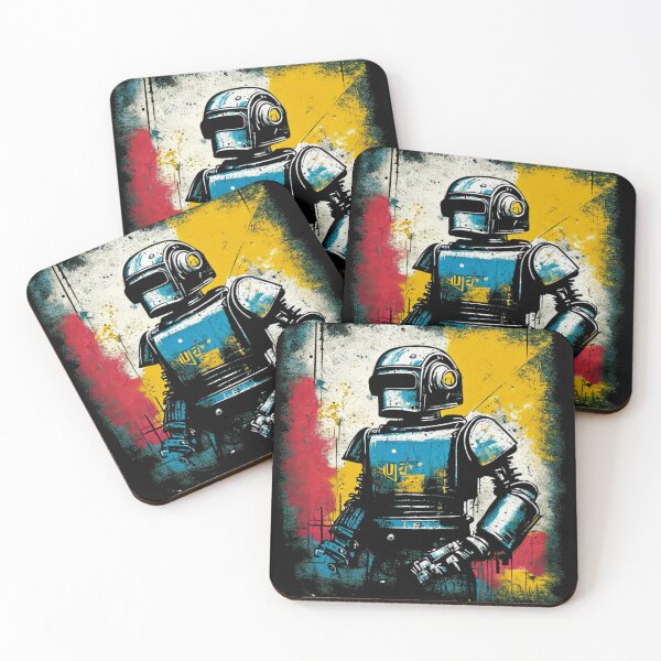 Item preview, Robot Street Art  designed and sold by RobotAIArt.