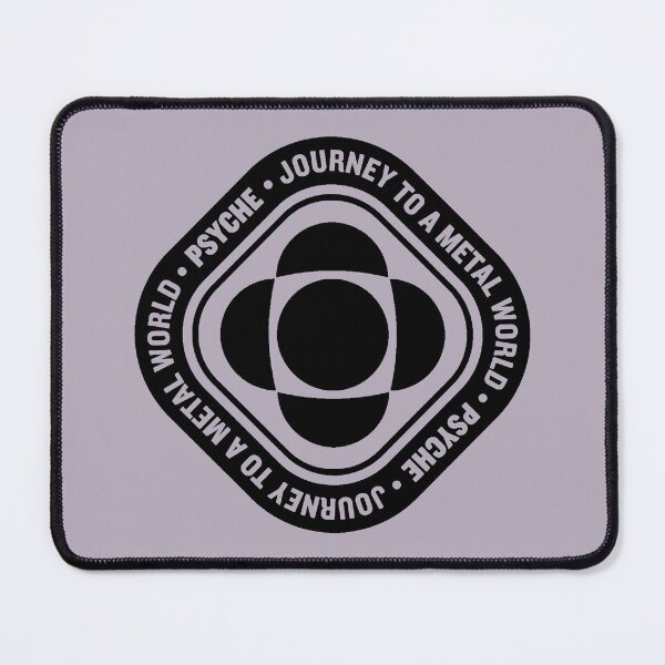 Item preview, Psyche mission to a metal asteroid logo diamond (black) designed and sold by SolidEarthArt.