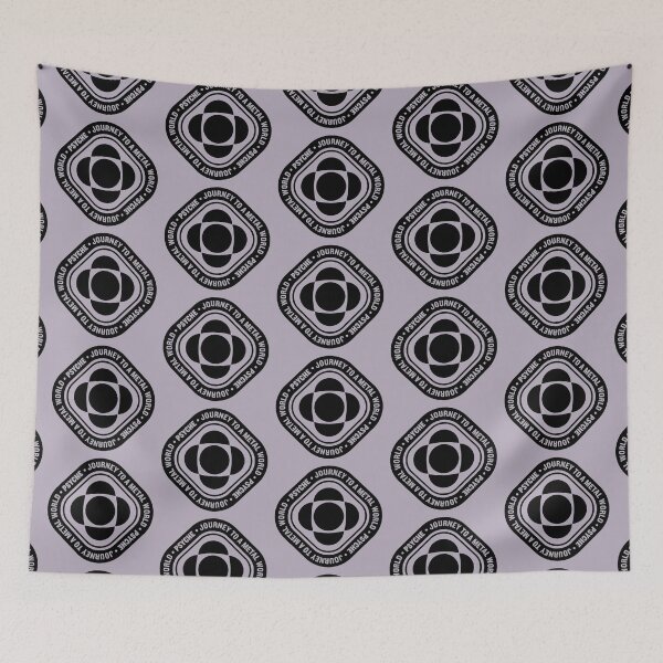 Item preview, Psyche mission to a metal asteroid logo diamond (black) designed and sold by SolidEarthArt.