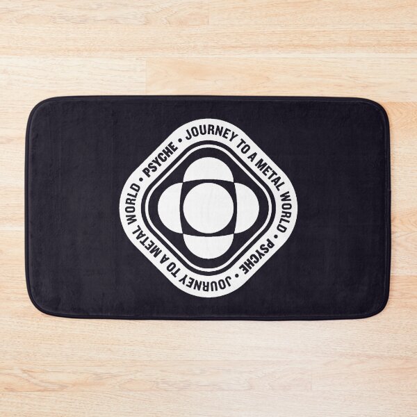 Item preview, Psyche mission to a metal asteroid logo diamond (white) designed and sold by SolidEarthArt.